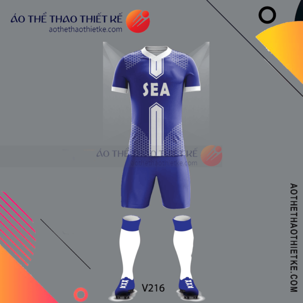 Mẫu áo bóng đá, áo đá banh thiết kế đẹp V216