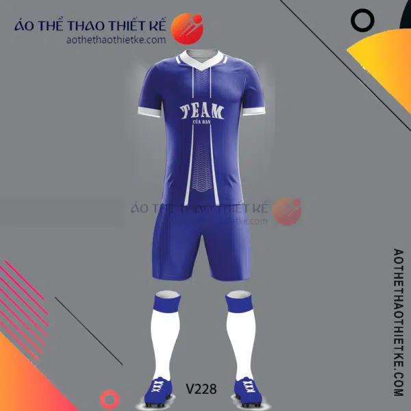 Mẫu áo bóng đá, áo đá banh thiết kế đẹp V228