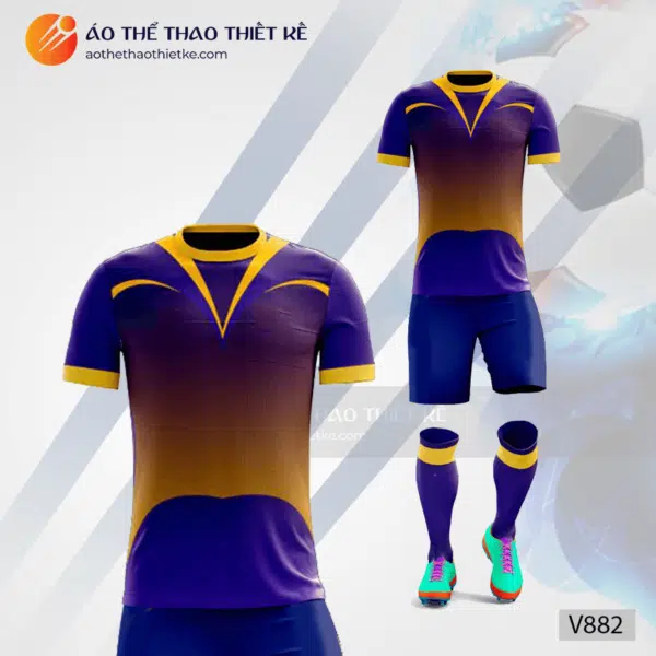 Mẫu áo bóng đá, áo đá banh thiết kế đẹp V882