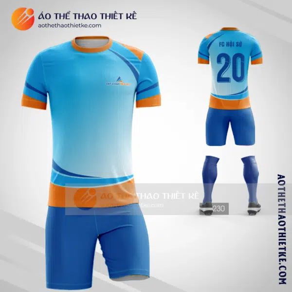 Mẫu áo bóng đá thiết kế Đất Xanh Miền Bắc V1317