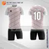 Mẫu áo bóng đá màu hồng trắng V1390