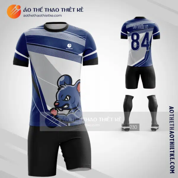 Mẫu áo bóng đá thiết kế con chuột tuổi tỵ V1428