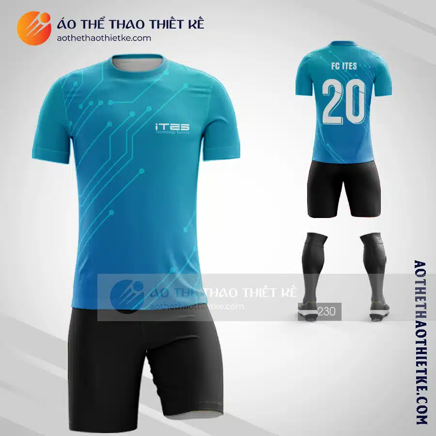 Mẫu quần áo đá bóng thiết kế công ty ITES V1457