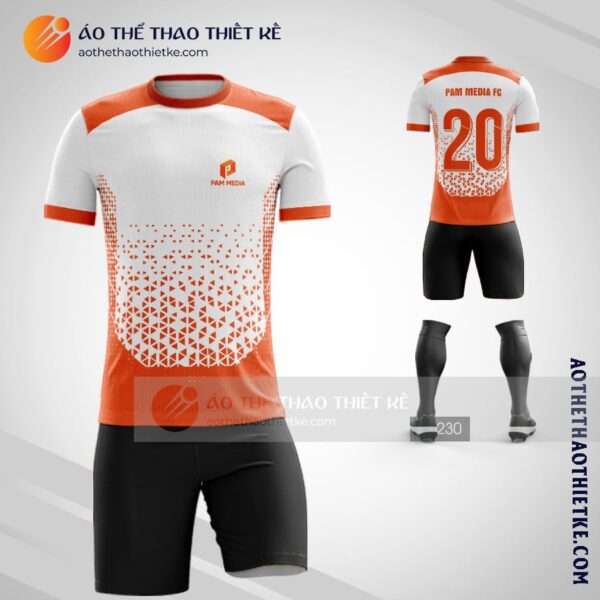 Mẫu áo bóng đá 2022 Pam Media V1477