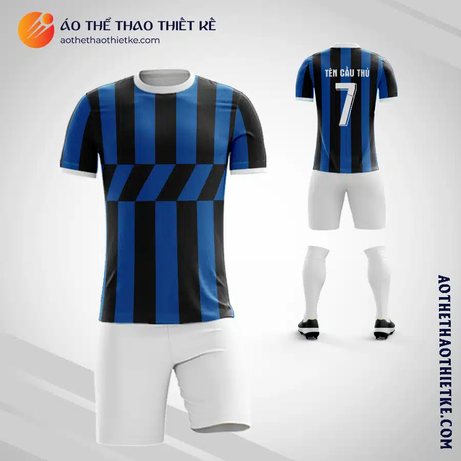 Áo đấu câu lạc bộ bóng đá INTER HOME 2019 2020 tự thiết kế V1889