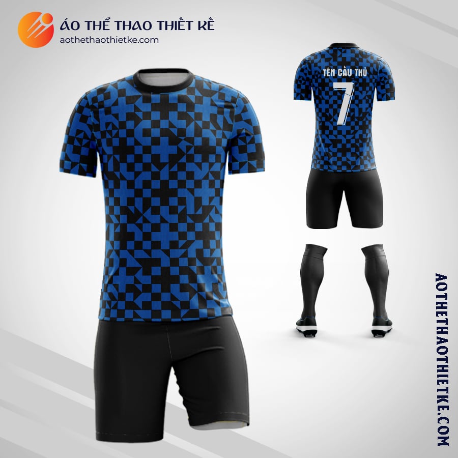 Mẫu Áo đấu Câu lạc bộ bóng đá Inter Milan Pre Match 2019 2020 tự thiết kế V1916