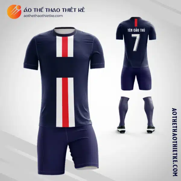 Mẫu Áo đấu đội tuyển bóng đá PARIS SAINT GERMAIN 2019 2020 Match tự thiết kế V1920