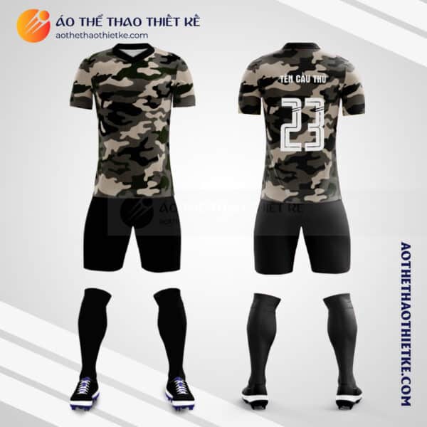 Mẫu áo bóng đá câu lạc bộ AC MILAN CAMUFLAJE thiết kế V1787