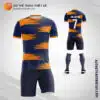Mẫu áo câu lạc bộ bóng đá tự thiết kế màu tím than V1763