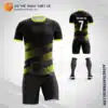Mẫu áo câu lạc bộ bóng đá tự thiết kế màu vàng đen V1777
