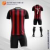 Mẫu áo đá banh Câu lạc bộ bóng đá Ac Milan Home Kit 2020 2021 tự thiết kế đẹp V2024
