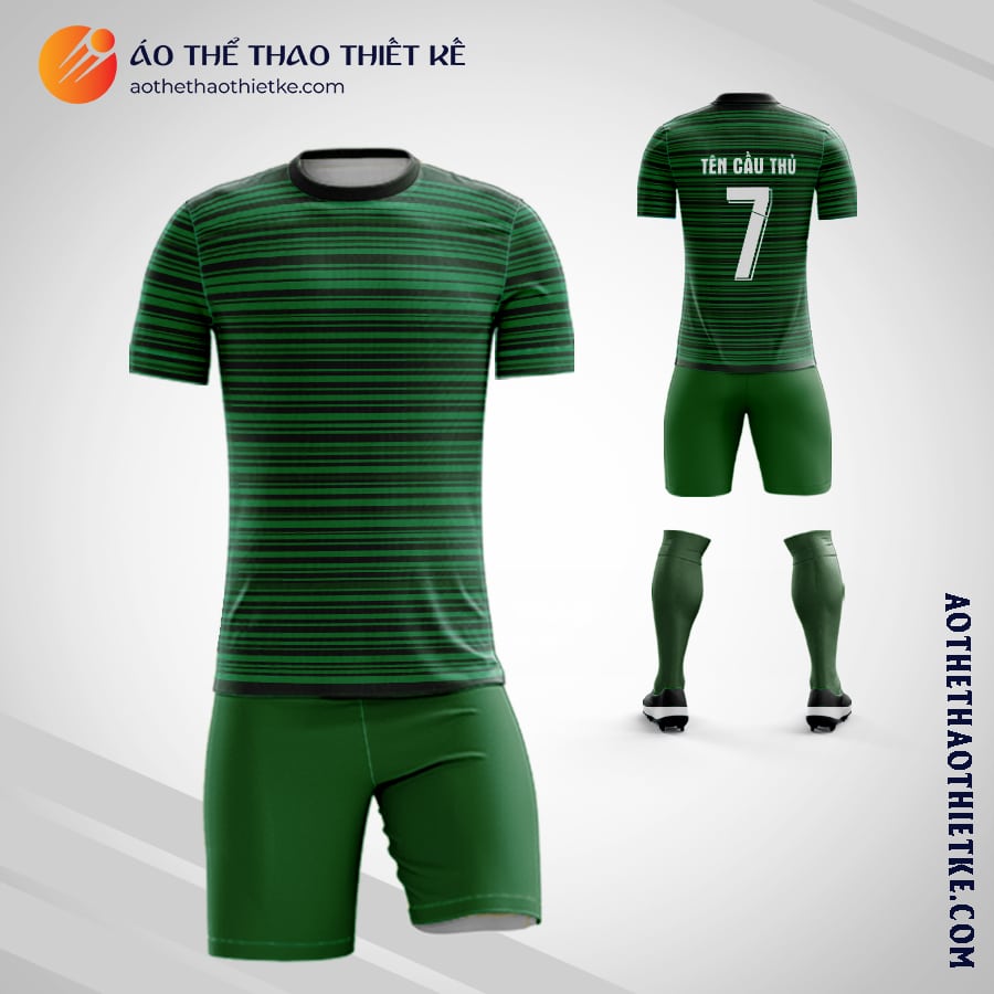 Mẫu áo đá banh Câu lạc bộ bóng đá SUDAFRICA 2018 tự thiết kế đẹp V2009