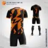 Mẫu áo đá banh Câu lạc bộ bóng đá màu cam tự thiết kế đẹp V2026