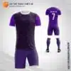 Mẫu áo đá banh Câu lạc bộ bóng đá màu tím tự thiết kế đẹp V2027
