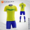 Mẫu áo đá banh đội tuyển bóng đá quốc gia Brasil 2020 tự thiết kế đẹp V1978