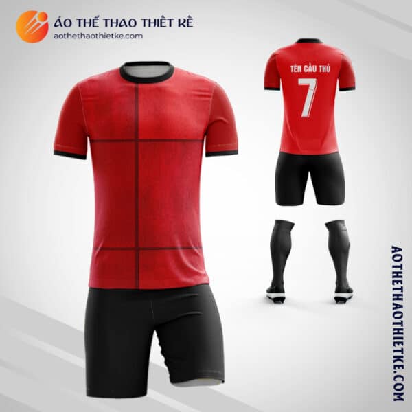 Mẫu áo đá banh đội tuyển bóng đá quốc gia TÂY BAN NHA EURO 2020 thiết kế V1961
