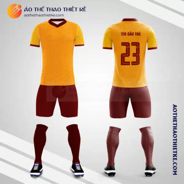 Mẫu áo đấu Câu lạc bộ Câu lạc bộ bóng đá AS Roma 2020 2021 tự thiết kế V1758