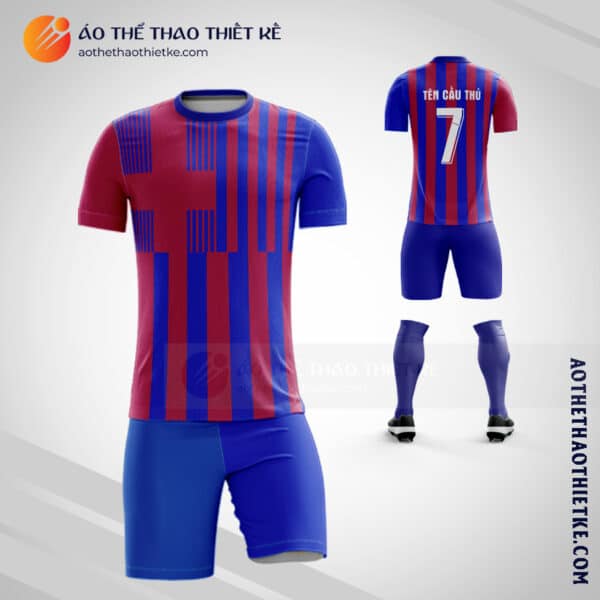 Mẫu áo đấu Câu lạc bộ bóng đá Barcelona 2021 2022 thiết kế V1631