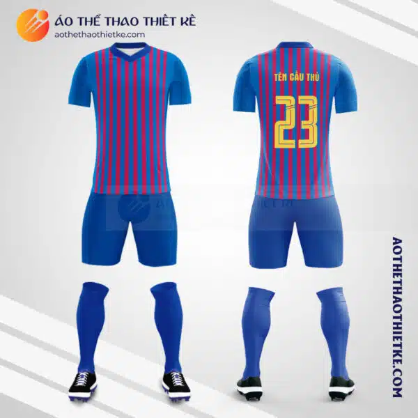 Mẫu áo đấu câu lạc bộ bóng đá BARCELONA LOCAL 2018 2019 V1807