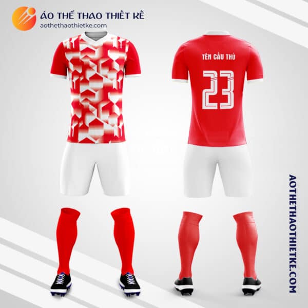 Mẫu áo đấu câu lạc bộ bóng đá MANCHESTER PRE MACHT 2017 2018 tự thiết kế V1829