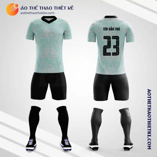 Mẫu áo đấu câu lạc bộ bóng đá PERSOMALIZADO GRIS thiết kế V1853