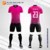 Mẫu áo đấu câu lạc bộ bóng đá Real Madrid Rosa Personalizada 2 thiết kế V1851