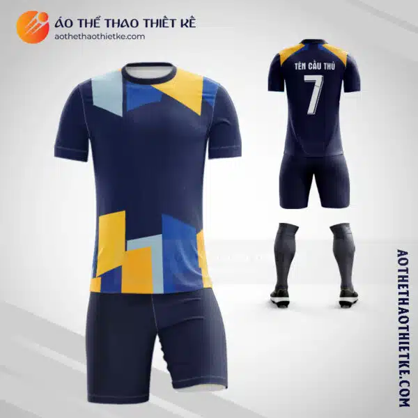 Mẫu áo thi đấu thứ 3 Câu lạc bộ bóng đá Boca Juniors 2021 2022 thiết kế V1643