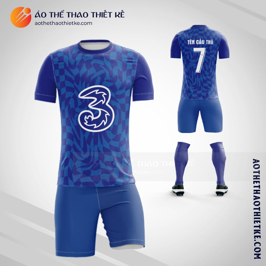 Mẫu quần áo Câu lạc bộ Bóng đá Chelsea 2021 2022 tự thiết kế V1684