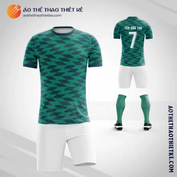Mẫu quần áo Câu lạc bộ Bóng đá La Huesca 2021 tự thiết kế V1695