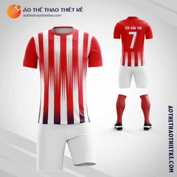 Mẫu Áo đấu áo câu lạc bộ Atletico Madrid 2018 2019 tự thiết kế V2080