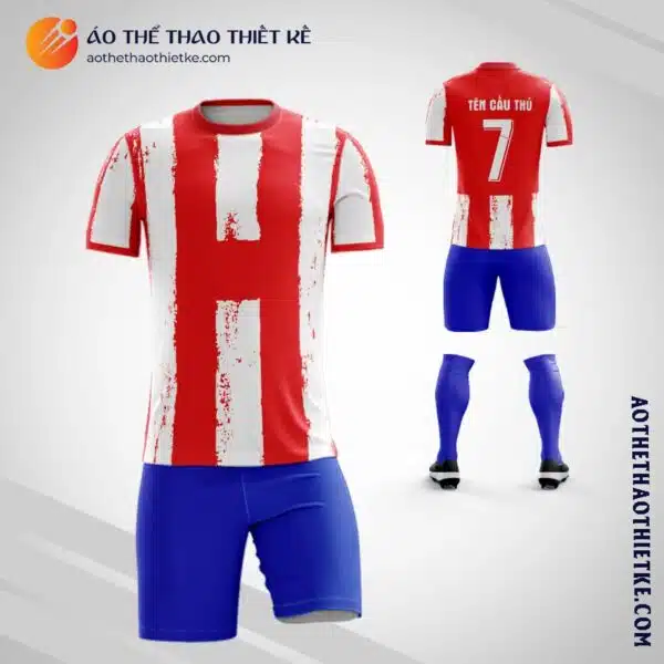 Mẫu Áo đấu áo câu lạc bộ Atletico Madrid 2021 2022 tự thiết kế V2091