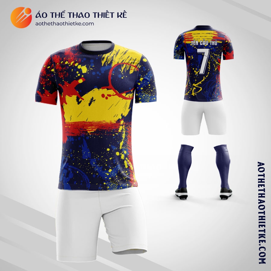 Mẫu Áo đấu áo câu lạc bộ Barcelona Pre Match 2019 2020 tự thiết kế V2089