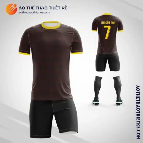 Mẫu Áo đấu áo câu lạc bộ Câu lạc bộ Bóng đá Borussia Dormunt tự thiết kế V2083