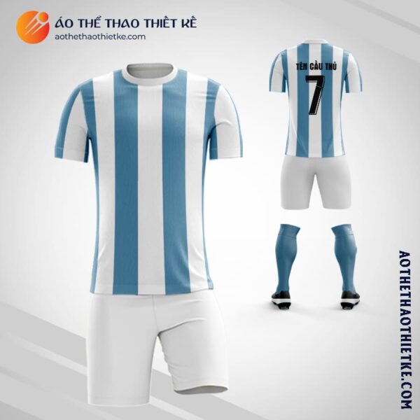 Mẫu Áo đấu đội tuyển bóng đá quốc gia Argentina tự thiết kế V2040