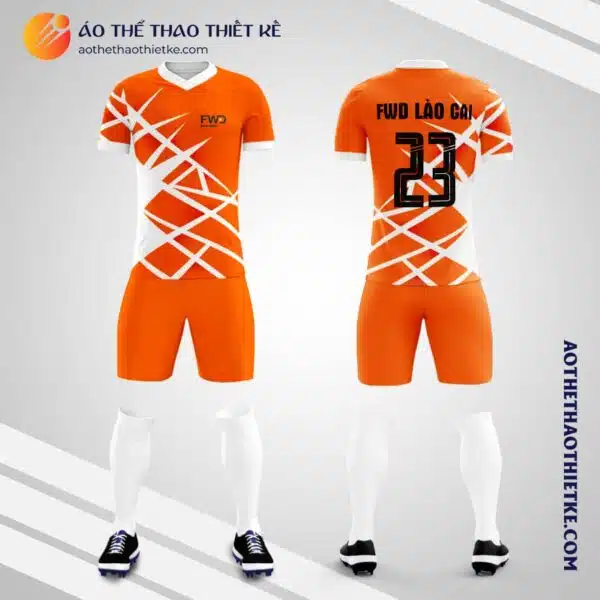 Mẫu áo bóng đá công ty Bảo hiểm FWD thiết kế V2146