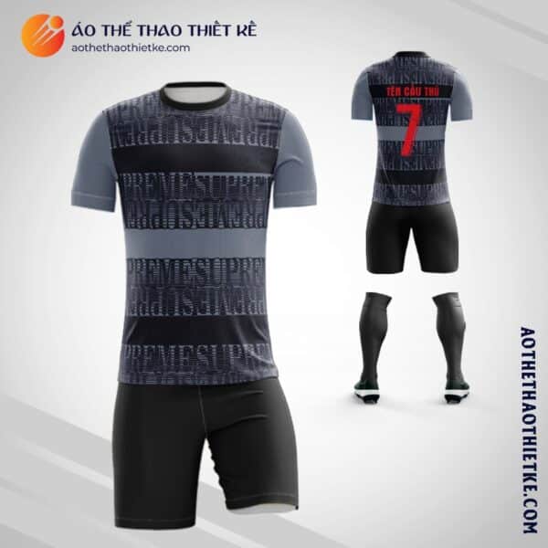 Mẫu áo đá bóng câu lạc bộ Barcelona Fantasy tự thiết kế V2135