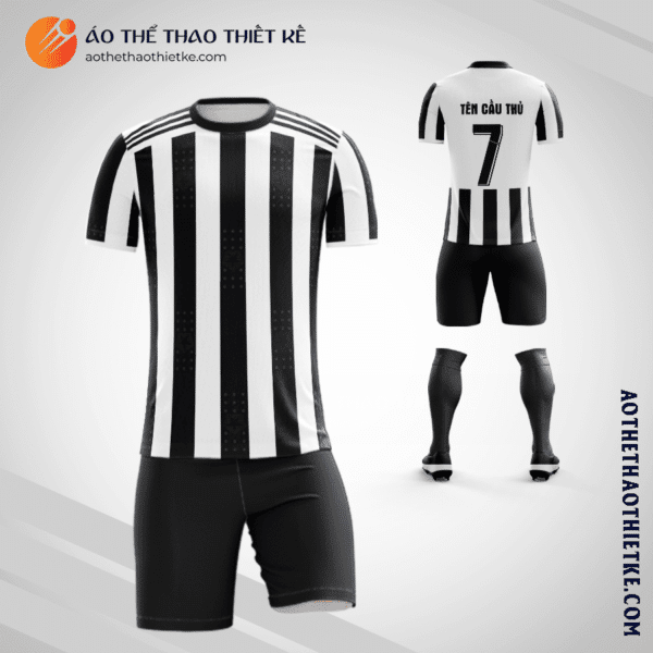 Mẫu áo đá bóng câu lạc bộ Juventus Local 2021 2022 thiết kế đẹp V2125
