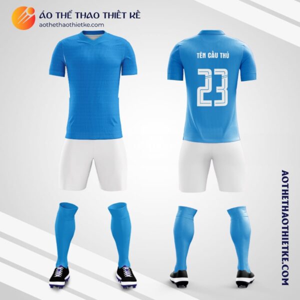 Mẫu áo đấu bóng đá tự thiết kế Manchester City 2021 2022 V2085