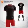 Mẫu áo đá banh Câu lạc bộ bóng đá Flamengo tự thiết kế V2165