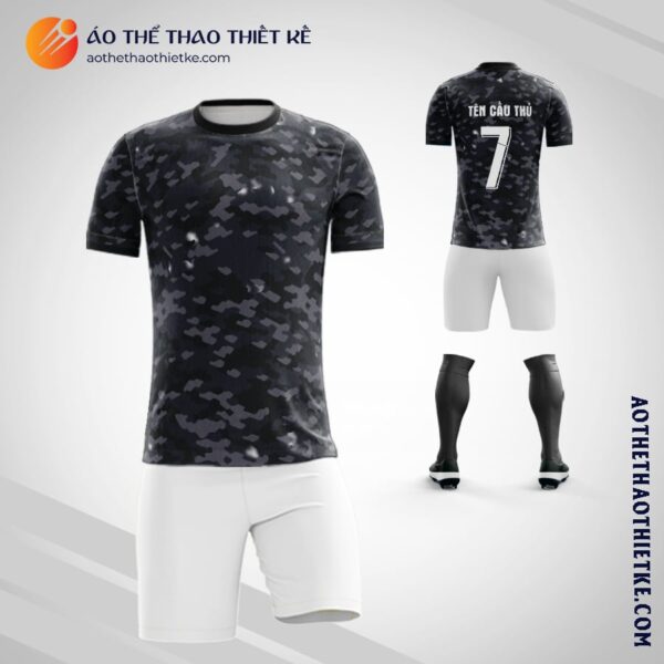 Mẫu áo đá banh Juventus 2021-2022 pre match 2021 2022 tự thiết kế V2179