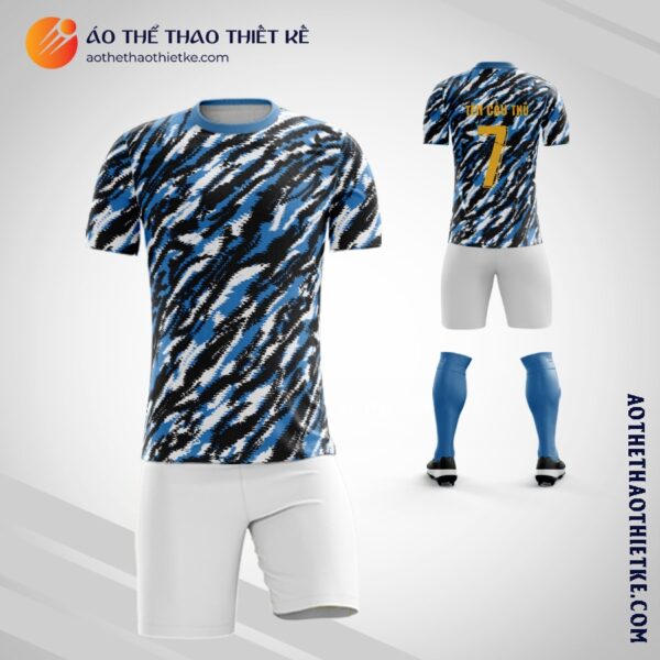 Mẫu áo đá banh câu lạc bộ Manchester City Entrenamiento 2021 2022 tự thiết kế V2181