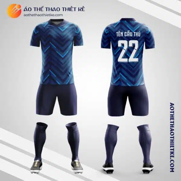 Mẫu áo đá bóng Camiseta Olympique Marseille 2021 2022 tự thiết kế V2149