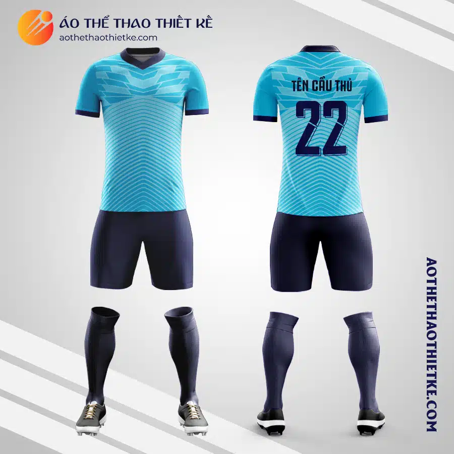 Mẫu áo đá bóng Câu lạc bộ bóng đá Chelsea 2021 2022 tự thiết kế V2166