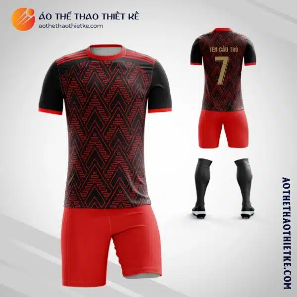 Mẫu áo đá bóng Đội tuyển Bóng đá Quốc gia Bỉ tự thiết kế V2154