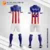 Mẫu áo đá bóng Đội tuyển Bóng đá Quốc gia Costa Rica 2021 2022 tự thiết kế V2169