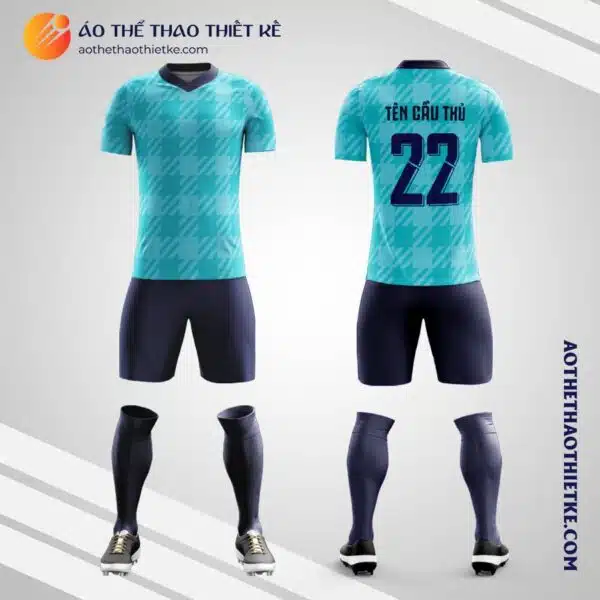 Mẫu áo đá bóng câu lạc Leicester City Suplente 2021 2022 tự thiết kế V2147
