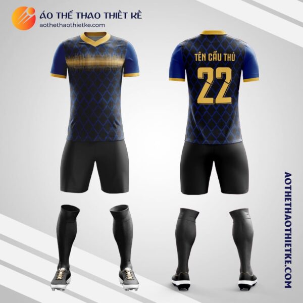 Mẫu áo đá bóng câu lạc bộ Inter Milan 2020 2021 tự thiết kế V2153