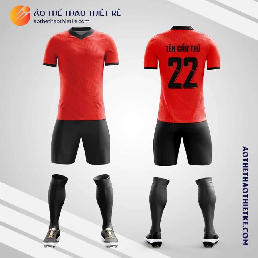 Mẫu áo đá bóng câu lạc bộ Valencia CF tự thiết kế V2150