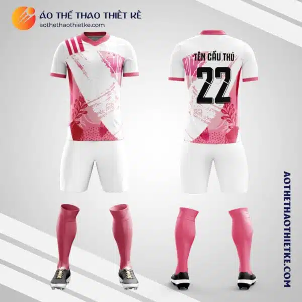 Mẫu áo bóng đá Câu lạc bộ bóng Miami Fc Rosa tự thiết kế V2230