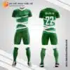Mẫu áo bóng đá Câu lạc bộ màu xanh lá tự thiết kế V2265